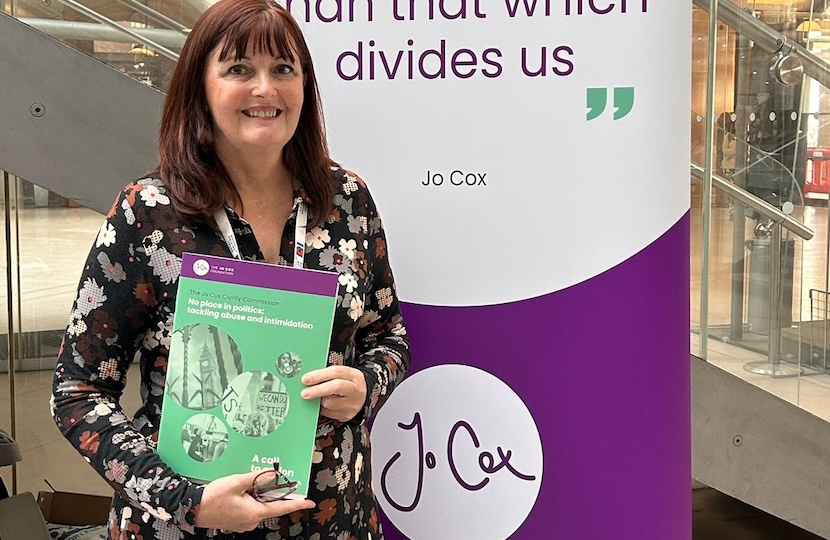 Maureen Levy at Jo Cox foundation event