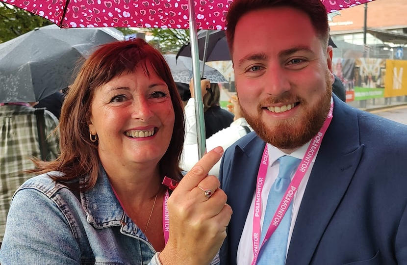 Maureen Levy with Jacob Young MP